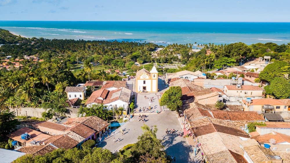 Centro histórico abriga muitos pontos turísticos de Porto Seguro